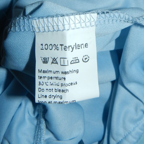 EXLURA Romper Dress Spaghetti Strap Chiffon Sky Blue XL🆕FAST⌚📦🏃🏻💨⚡🚚 - Picture 12 of 16